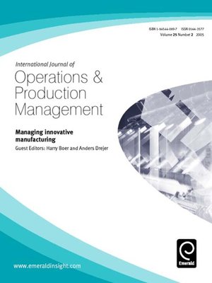 cover image of International Journal of Operations & Production Management, Volume 25, Issue 2